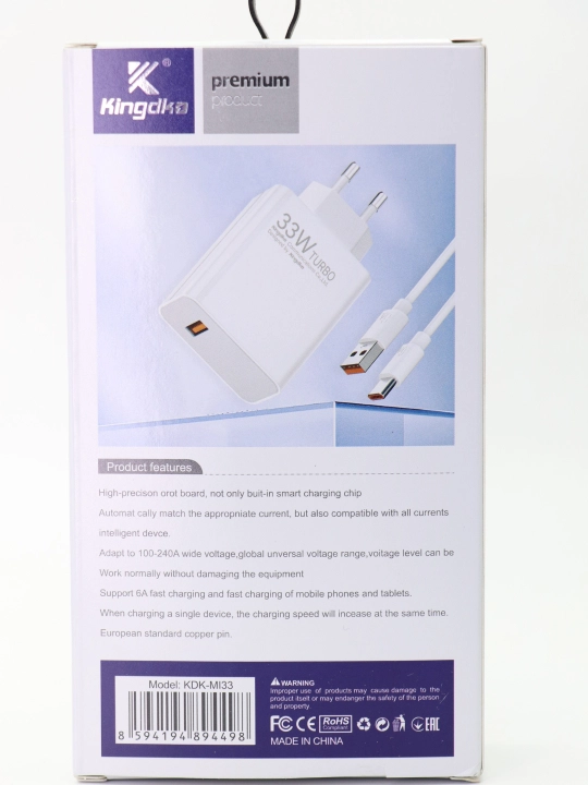 Zaryadnik USB Type-C kabeli, tez zaryadlovchi zaryadnik, 67w/33w - 
