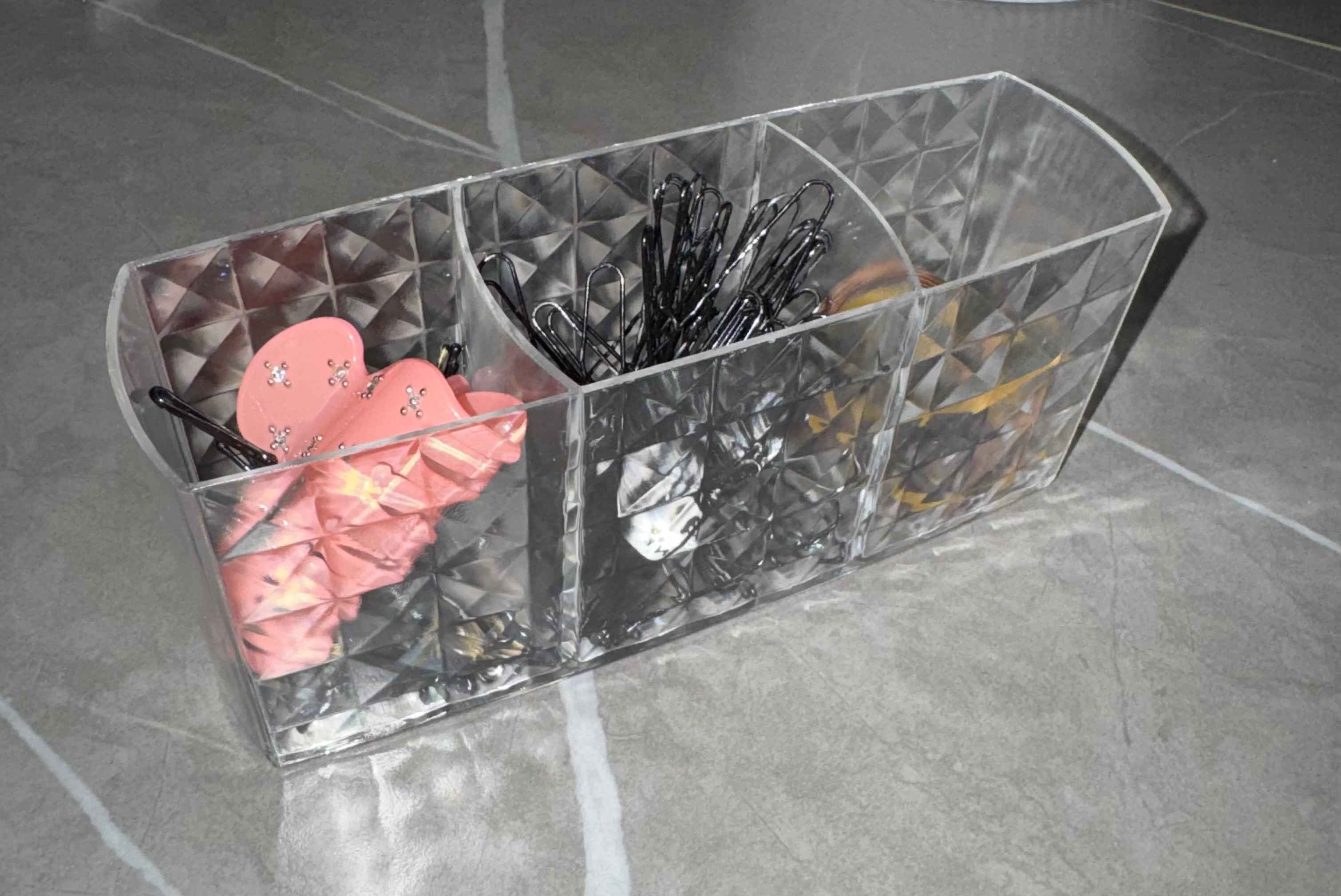 Органайзер для кистей, акриловый, 18,5х6х8 см