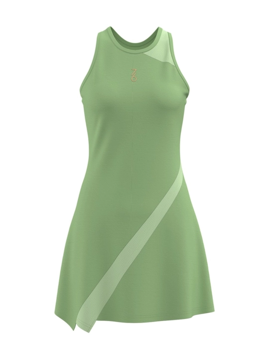 Платье женское для тенниса 7/6 Arina Dress - Green/Light Green