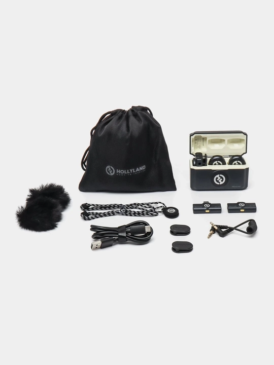 Hollyland Lark telefon uchun simsiz professional mikrofon YouTube va strim uchun
