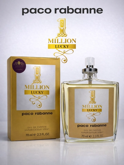 Paco Rabanne 1 Million Lucky, мужская парфюмерная вода 70 мл, духи мужские — THSHOP-1MIILINLUCKY