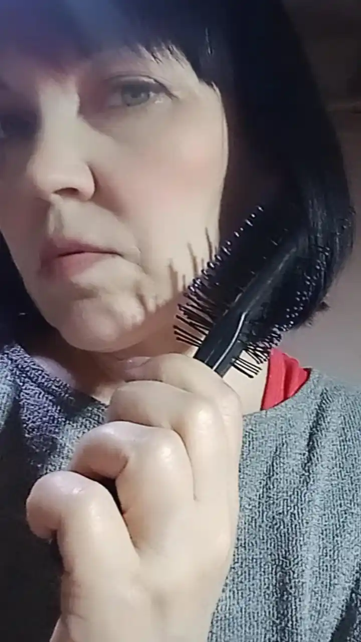 Расческа двусторонняя туннельная для сушки феном