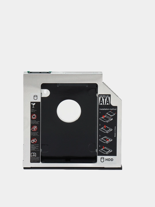 Универсальный HDD Caddy 2.5 для установки в ноутбук и жесткий диск, 9,5-12,7 мм