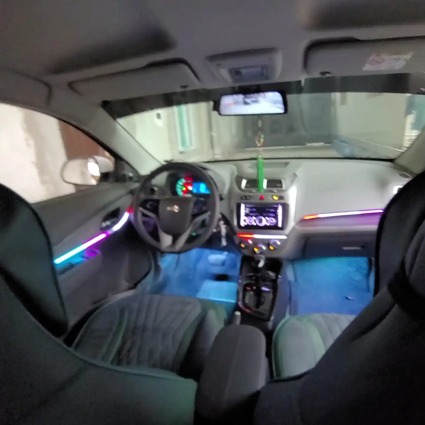 Многоцветная атмосферная подсветка RGBIC, для салона автомобиля, 18 шт