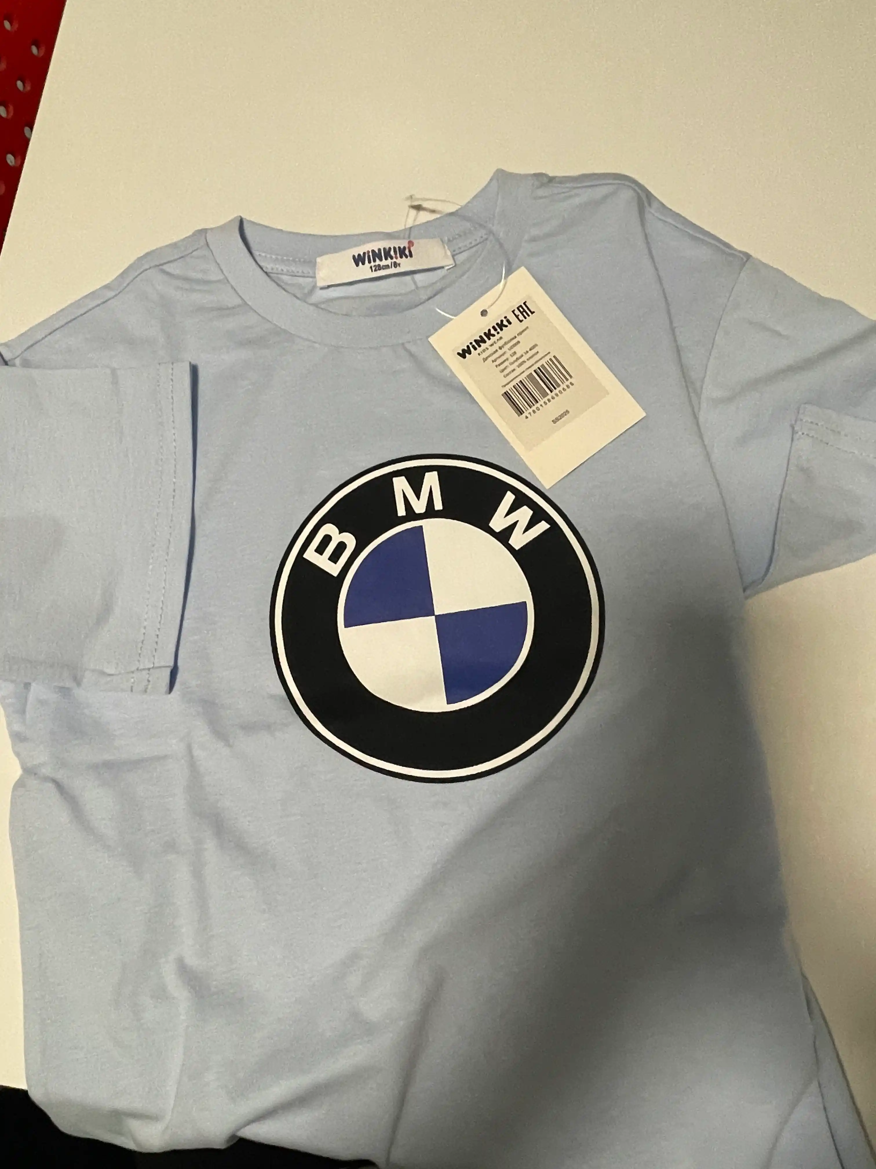 Футболка для мальчика с принтами Майнкрафт, Роблокс, BMW