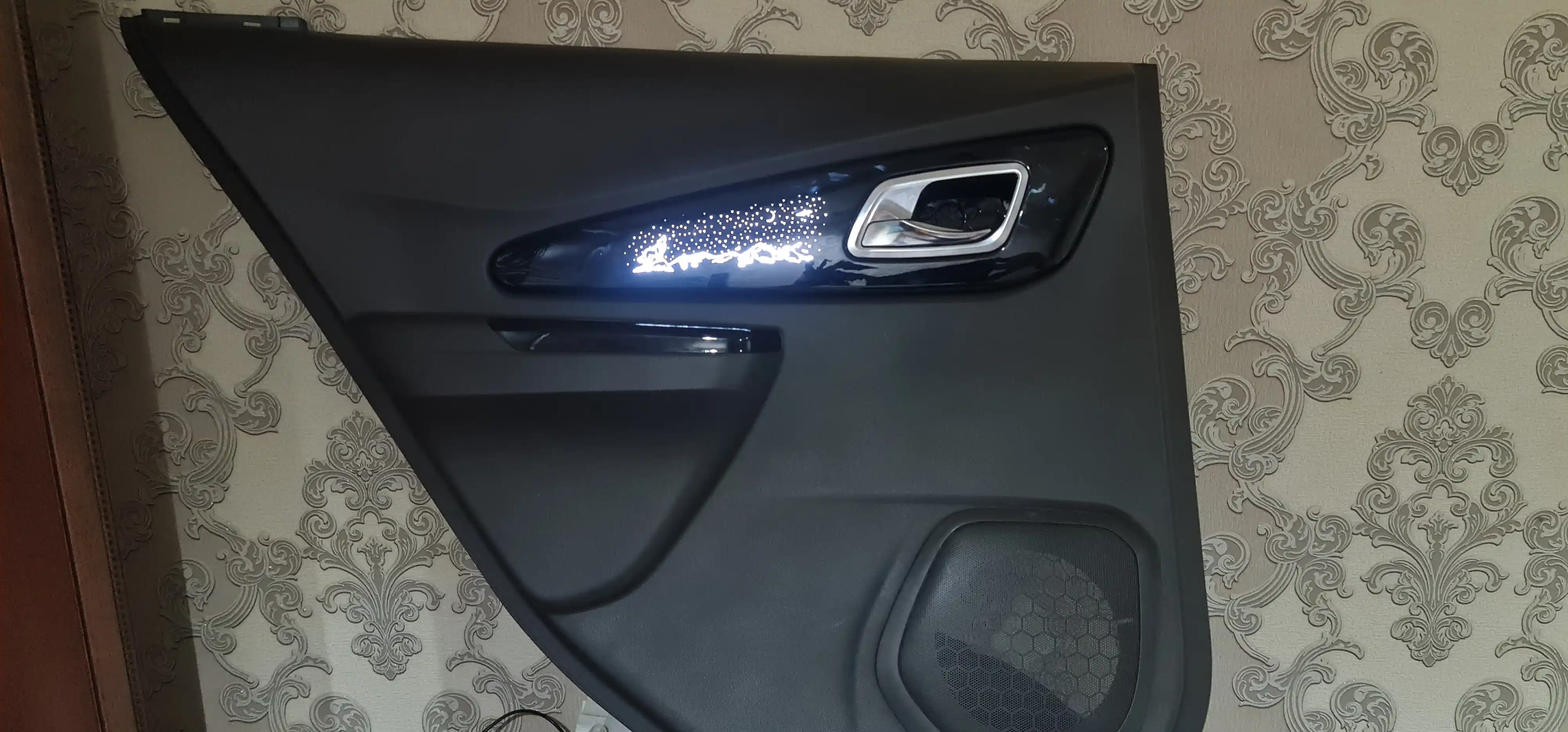 Cobalt eshik qoplamasi ecoplast chiroqlari bilan. BYD. Black wolf va Cosmos uslubida
