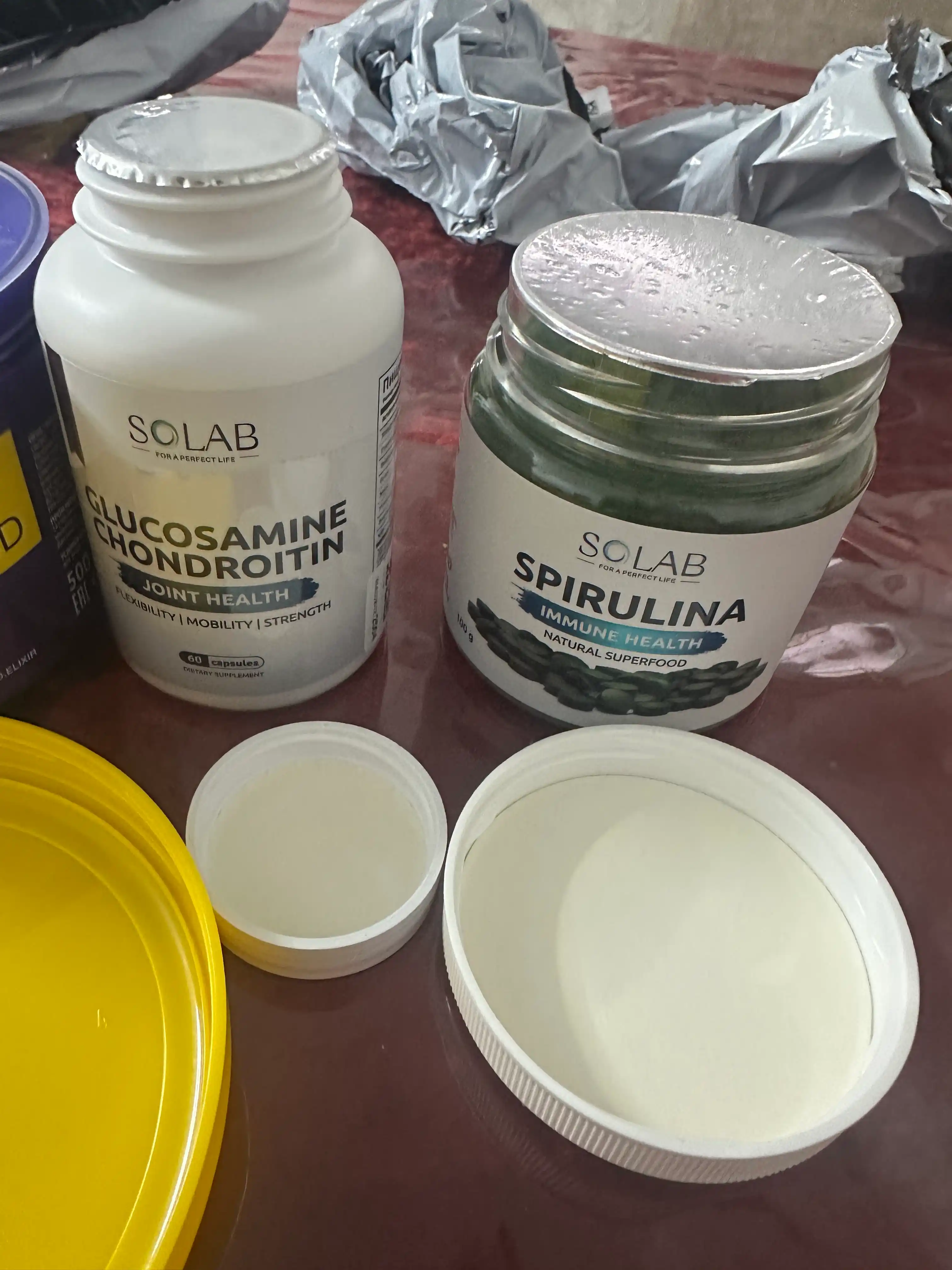 Glyukozamin Xondroitin, SOLAB, 60 kapsula