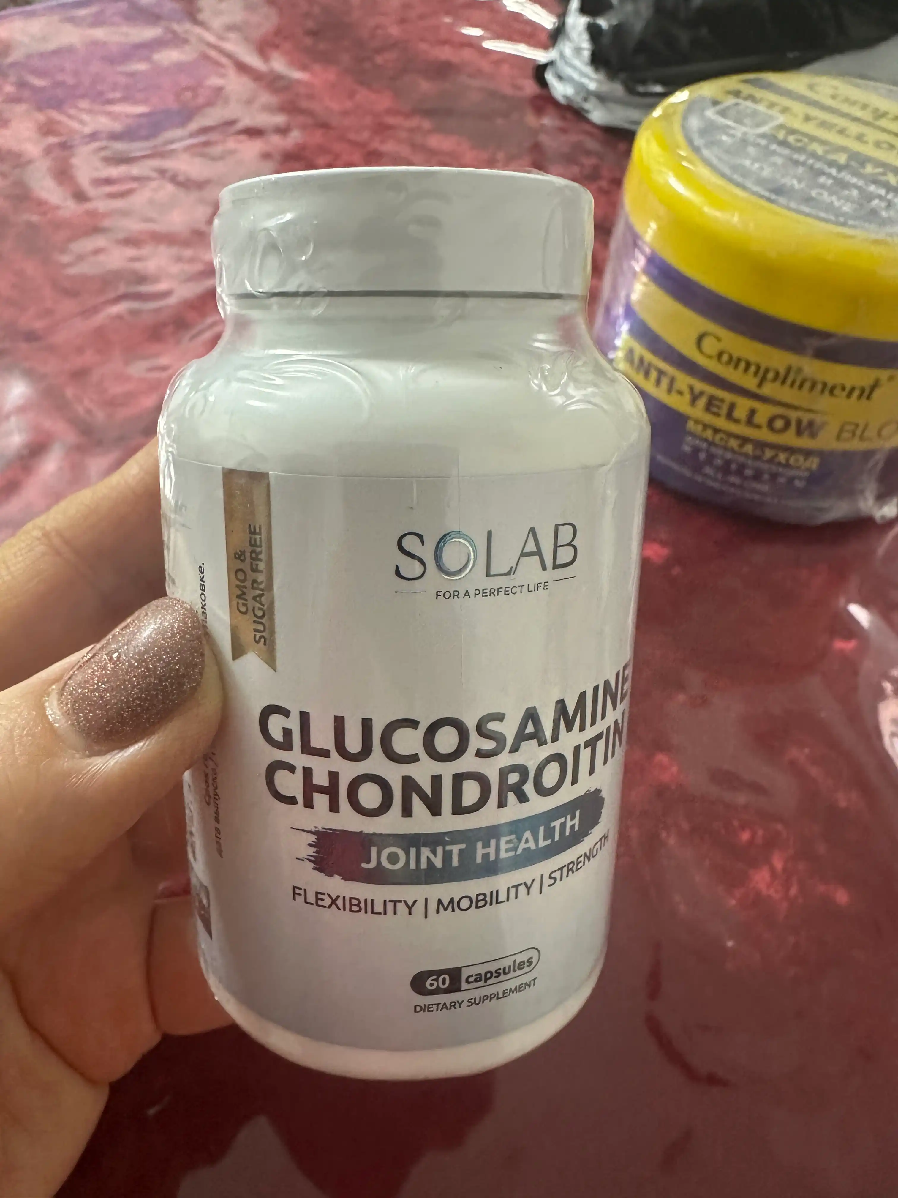 Glyukozamin Xondroitin, SOLAB, 60 kapsula