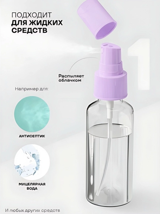 Дорожный набор флаконов для путешествий, баночки для косметики, многоразовые