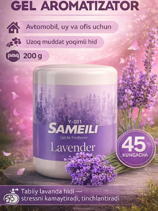 Avtomobil, ofis va uy uchun havo xushbo‘ylantirgichlari va musaffolagichlari - 
