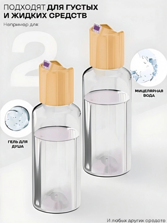 Дорожный набор флаконов для путешествий, баночки для косметики, многоразовые