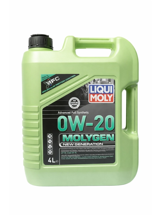 Liqui Moly Molygen 0W-20 motor moyi, Germaniya