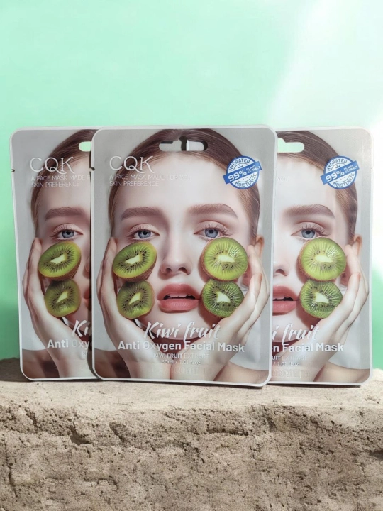 Набор тканевых масок для лица CQK Fruit Mask Series, фруктовые и витаминные 
