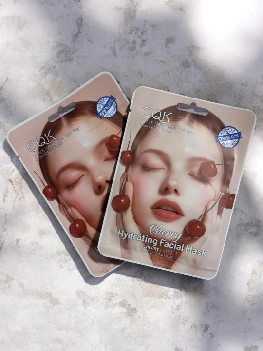 Набор тканевых масок для лица CQK Fruit Mask Series, фруктовые и витаминные 