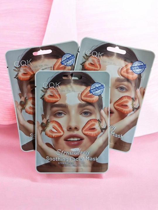 Набор тканевых масок для лица CQK Fruit Mask Series, фруктовые и витаминные 