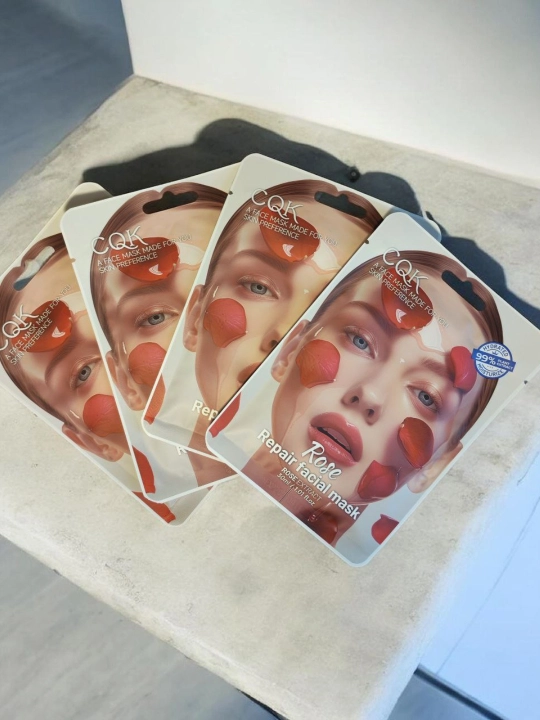 Набор тканевых масок для лица CQK Fruit Mask Series, фруктовые и витаминные 