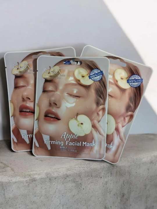 Matoli yuz niqoblari to'plami, CQK Fruit Mask Series, mevali va vitaminli