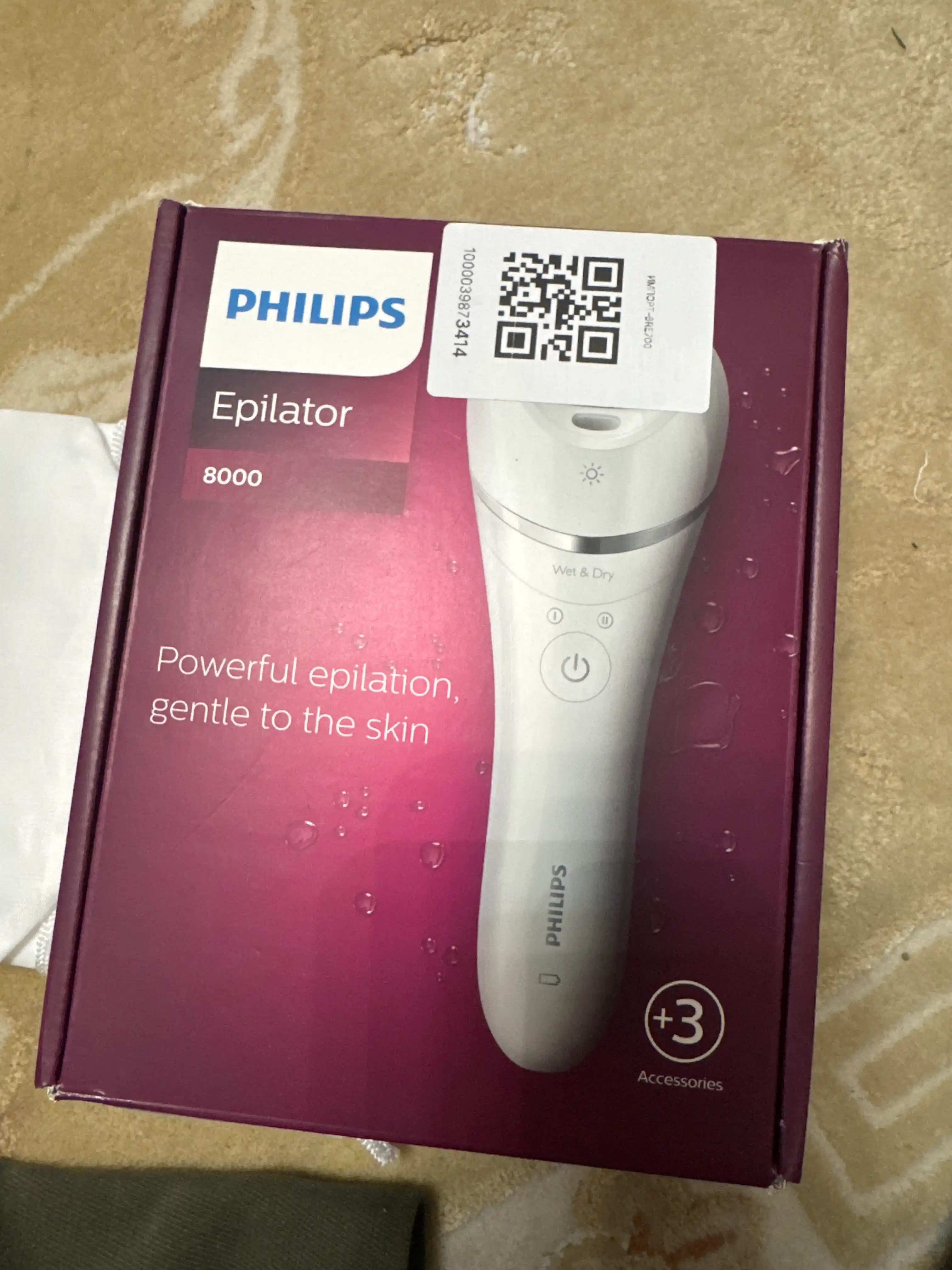 Epilyator nam va quruq epilyatsiya uchun, 8000 Philips Bre700