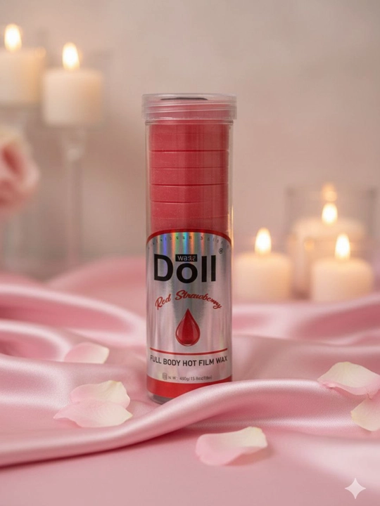 Воск в таблетках для горячей депиляции, Wax Doll, 450 гр, ALOE, GOLDEN, STRAWBERRY, MINT