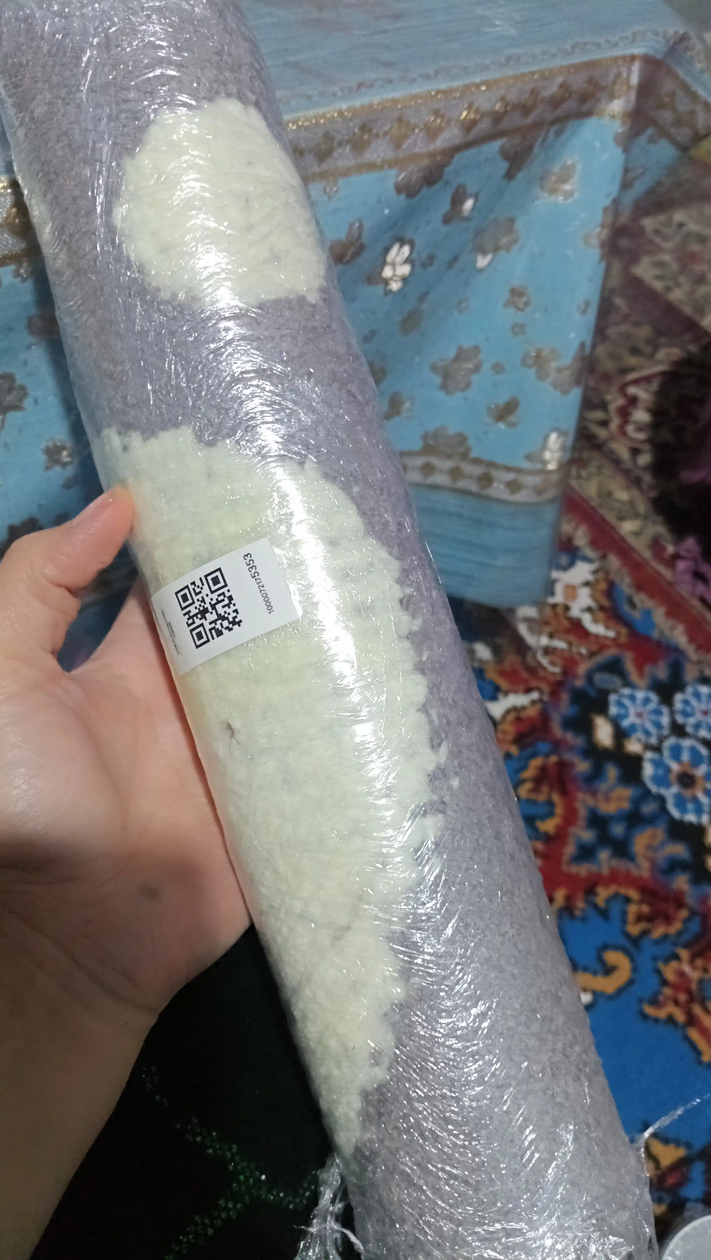 Мягкий коврик для ванной в форме стоп 40x60 см