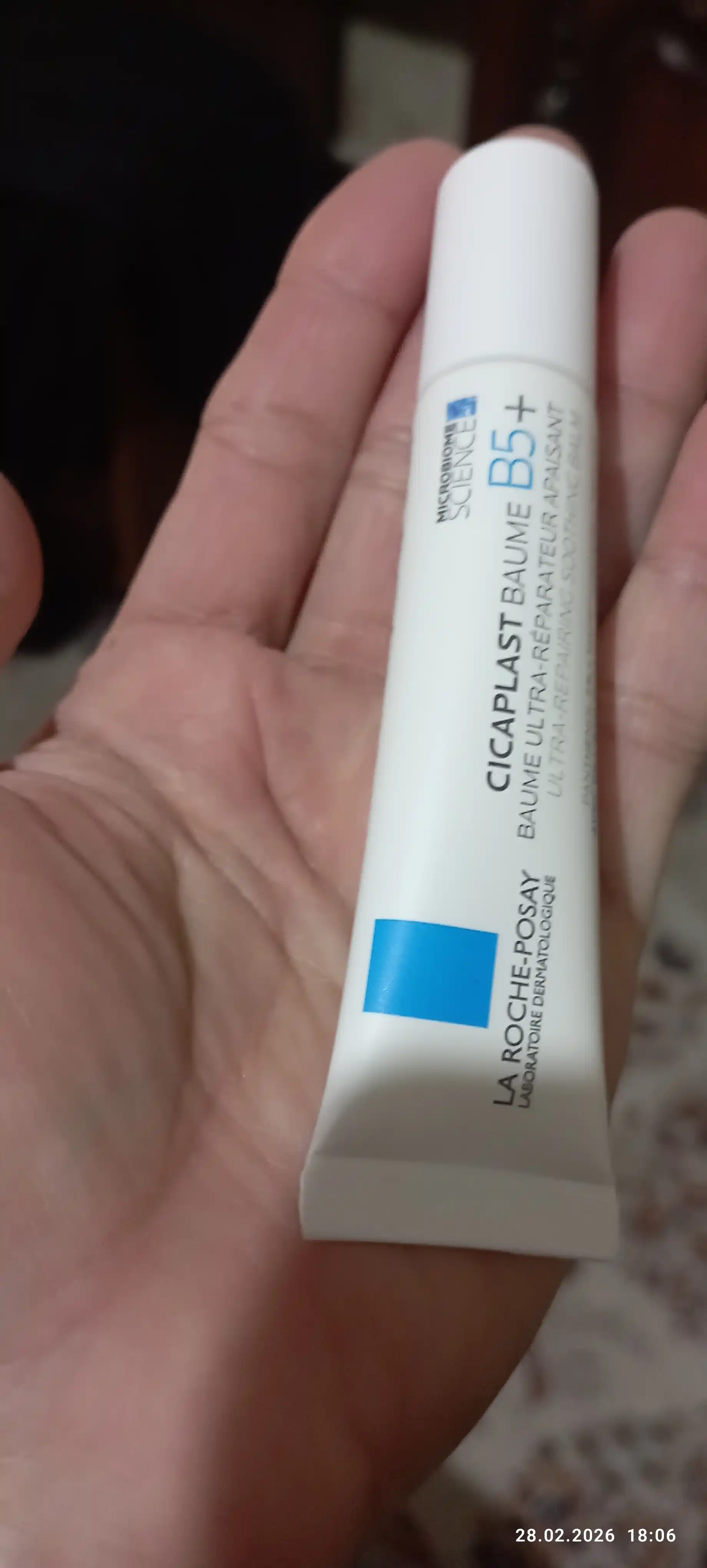 Tinchlantiruvchi ko'p regenerativ balzam LA ROCHE-POSAY CICAPLAST B5+, 15 ml