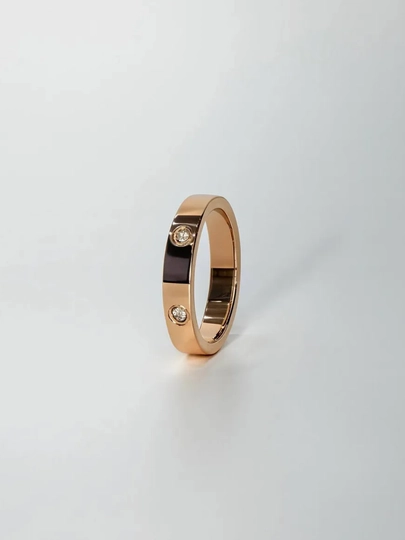 Для женщин и девушек, изящное кольцо в стиле "Cartier" — BEBI-KARTIE-ЖЕЛТ-16