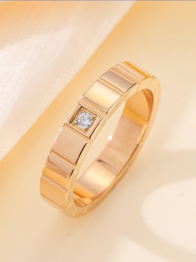 Для женщин и девушек, изящное кольцо в стиле "Cartier" — BEBI-KARTIE-СЕРЕБРН-21