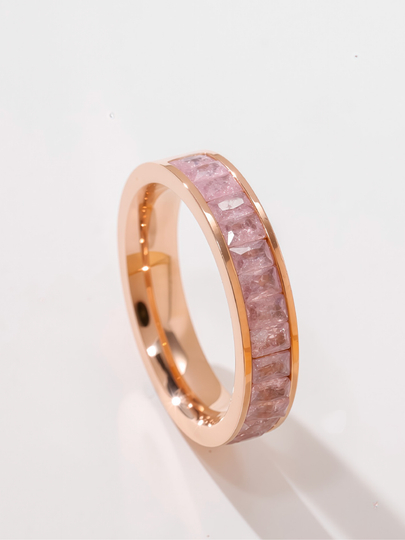 Для женщин и девушек, изящное кольцо в стиле "Cartier" — BEBI-KARTIE-РОЗОВ-21