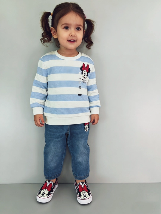 Детский костюм для девочек KIABI Minnie Mouse, свитшот, джинсы