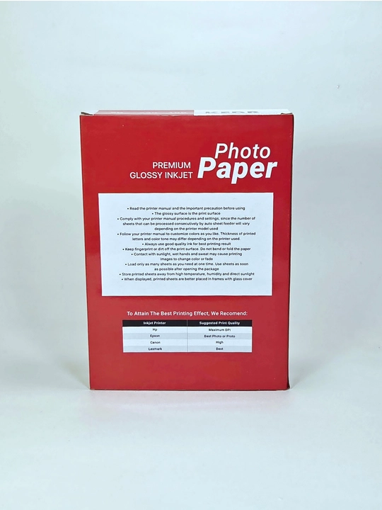 KEDR foto qog‘oz 5R 230 g/m² 13*18 sm, yaltiroq 100 varaq, struyli printer uchun