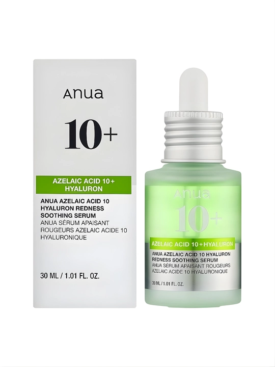 Сыворотка для лица Anua Azelaic Acid 10% + Hyaluron Redness Soothing Serum 30 мл