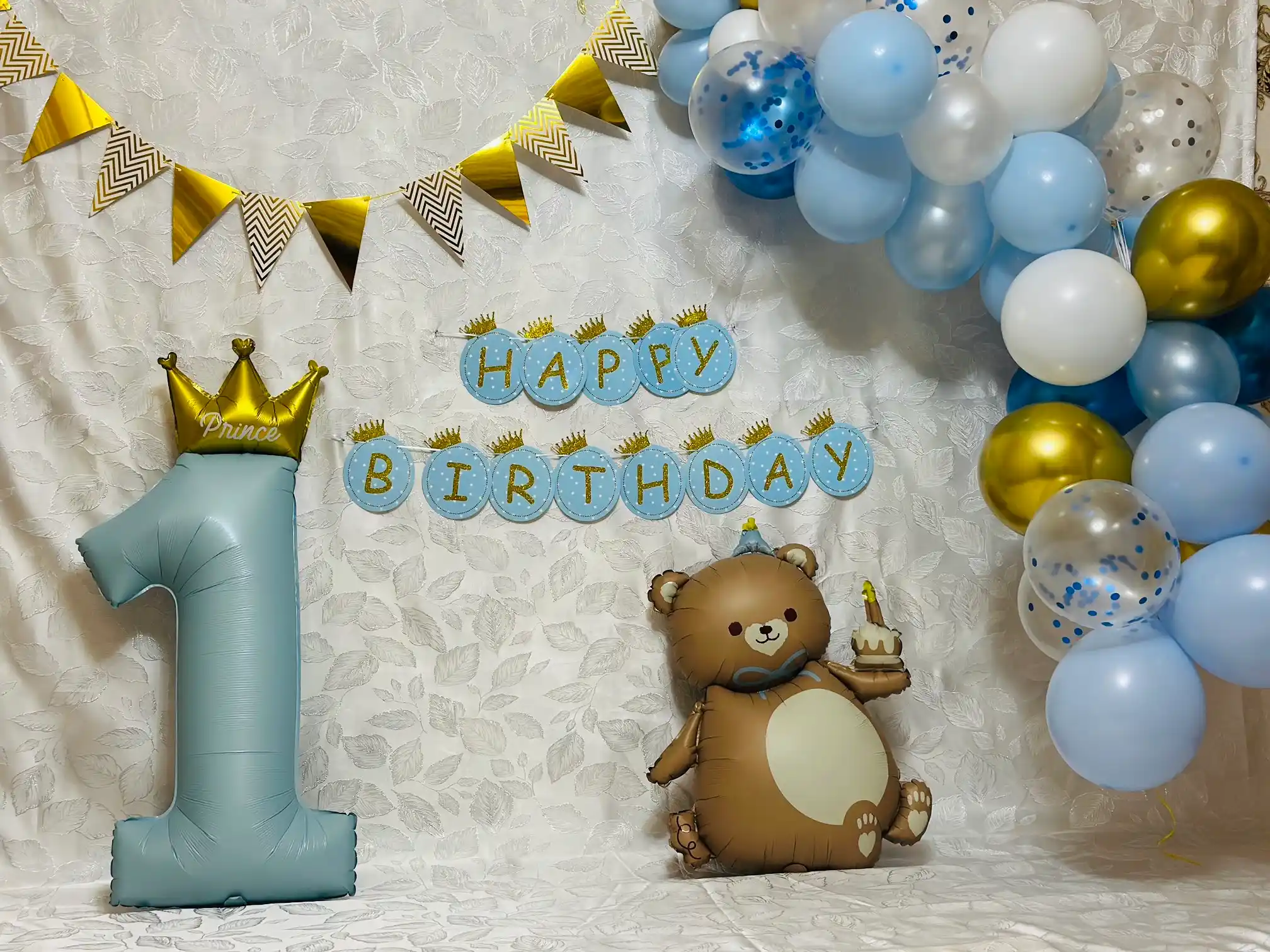 Гирлянда С днем рождения растяжка флажки Happy Birthday