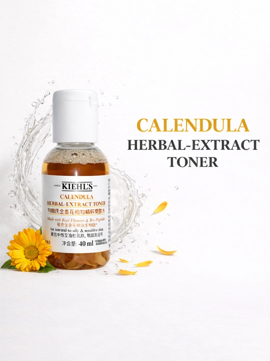 Тоник для лица Kiehl's Calendula Herbal-Extract Toner с календулой, 40 мл  - 