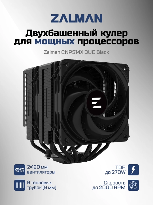 Sovutish tizimi Zalman CNPS14X DUO - 