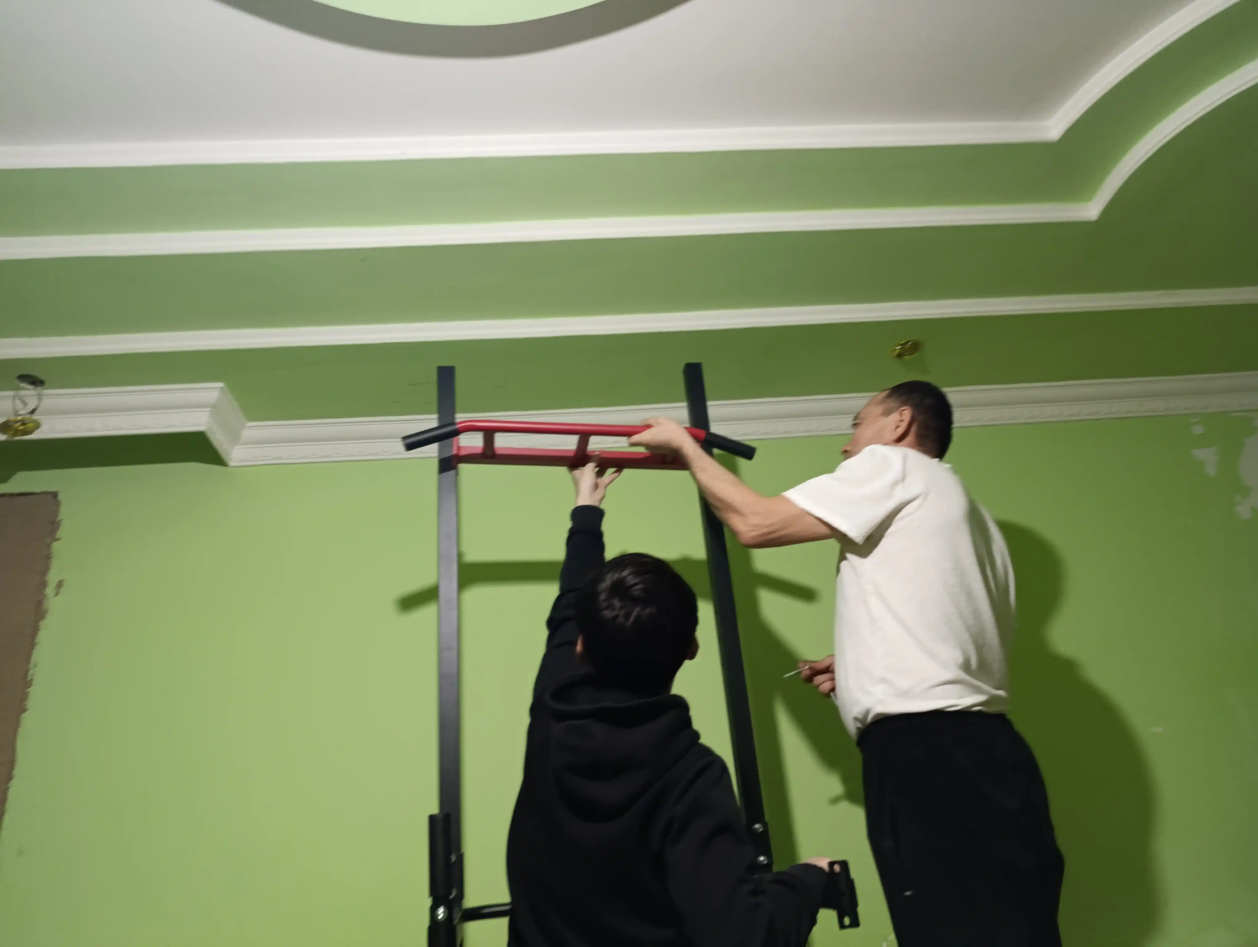 Turnik-brus DreamFit DF 11-12 UP yerga, polga qo‘yiladigan