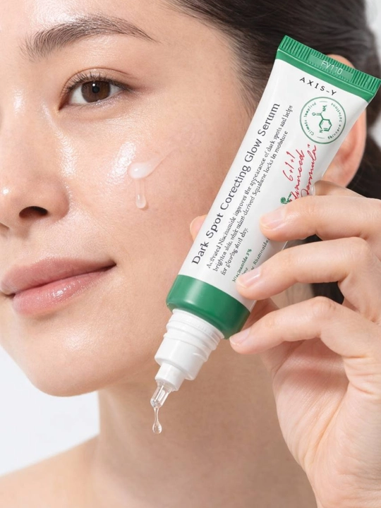 Axis-Y Dark Spot Correcting Glow Serum niacinamide yuz doglari aknega qarshi serum