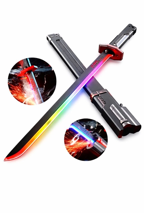 Меч, светящийся игрушечный меч Sparkblade с эффектами искр, тумана и звуком 80 см