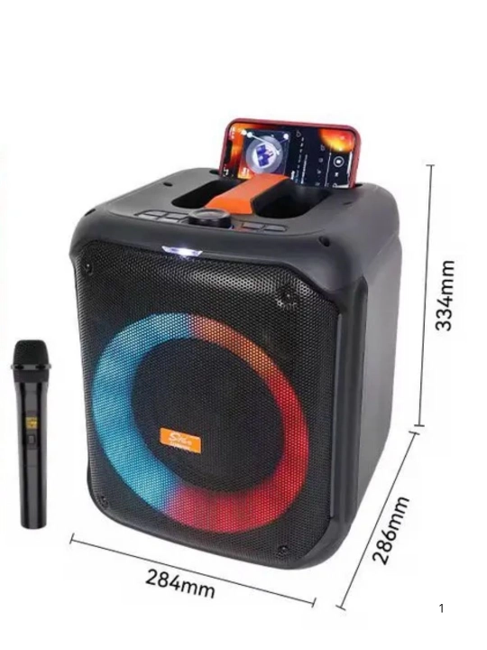 Karaoke kolonka Bluetooth ZQS 6166, 1800 mAh + mikrofon