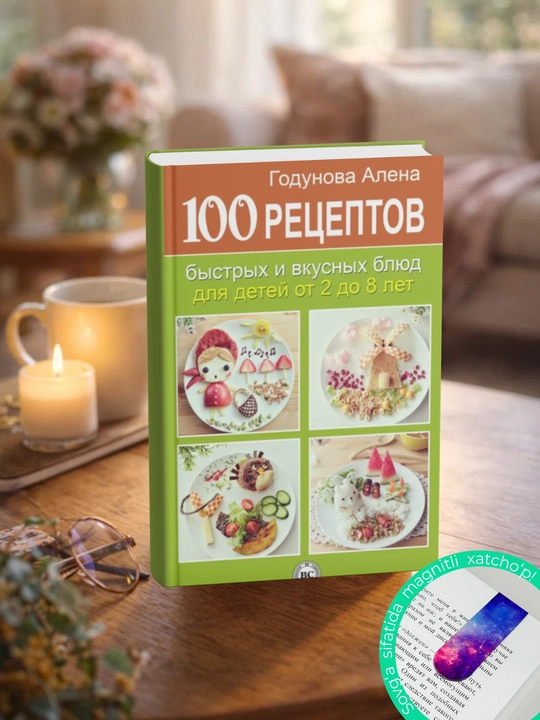 100 рецептов быстрых и вкусных блюд для детей от 2 до 8 лет. Алена Годунова