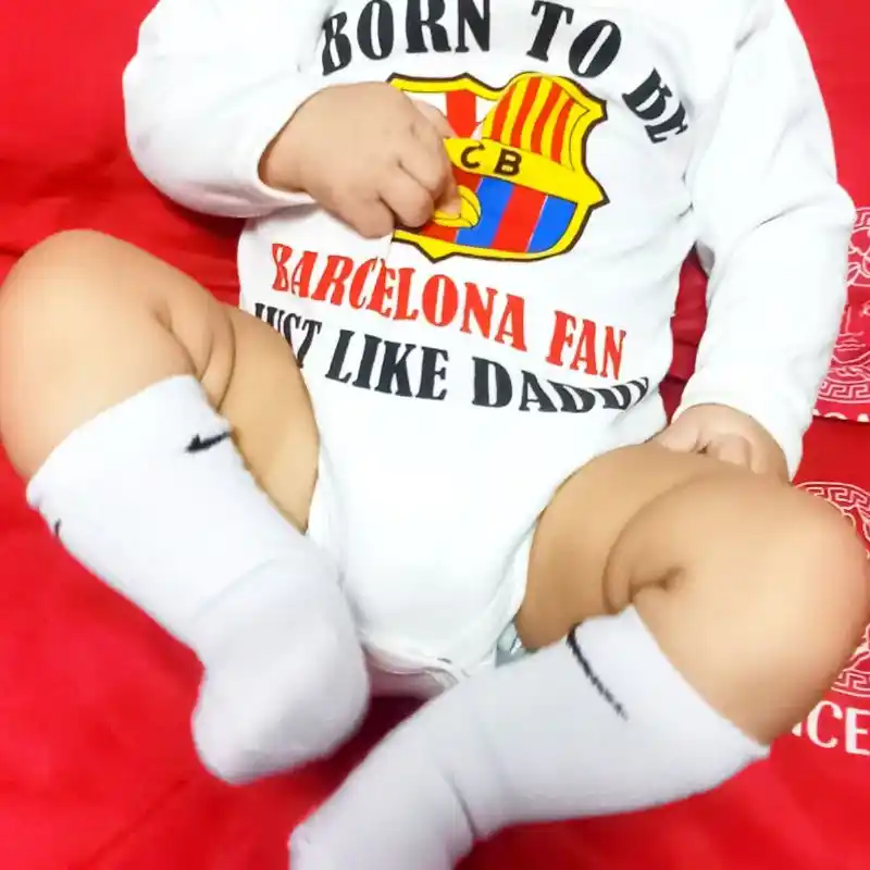 Боди Real Madrid/Barcelona и другие с коротким рукавом для малышей, 3-24 месяца