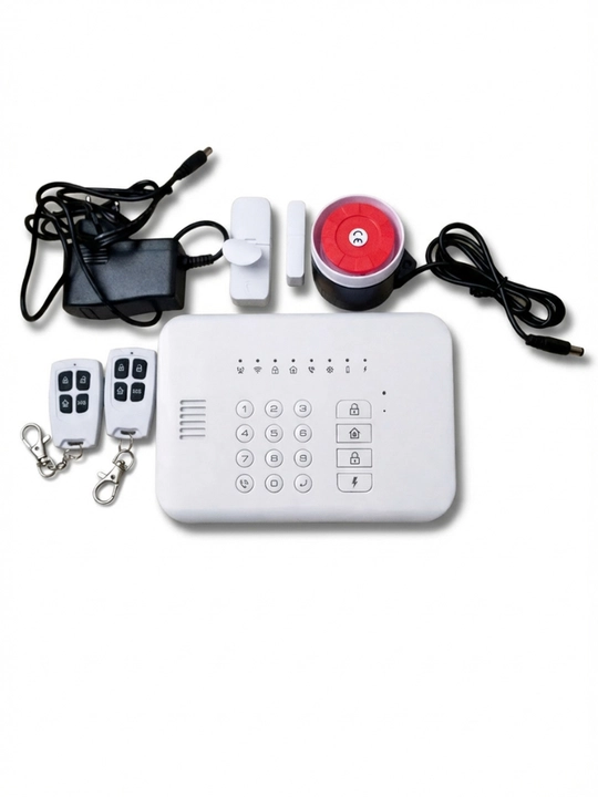 Cигнализация охранная для дома с датчиками и сиреной GSM Wi-Fi