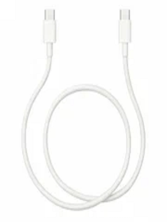 Кабель USB-C to USB-C 60W, 1 м для iPhone 15/16, MacBook, iPad, белый