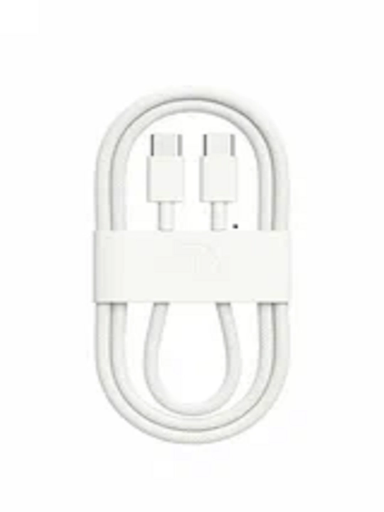 Кабель USB-C to USB-C 60W, 1 м для iPhone 15/16, MacBook, iPad, белый