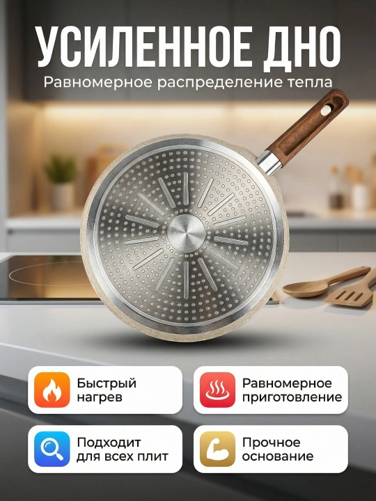 Антипригарные сковороды гриль и с секциями, блинницы для дома
