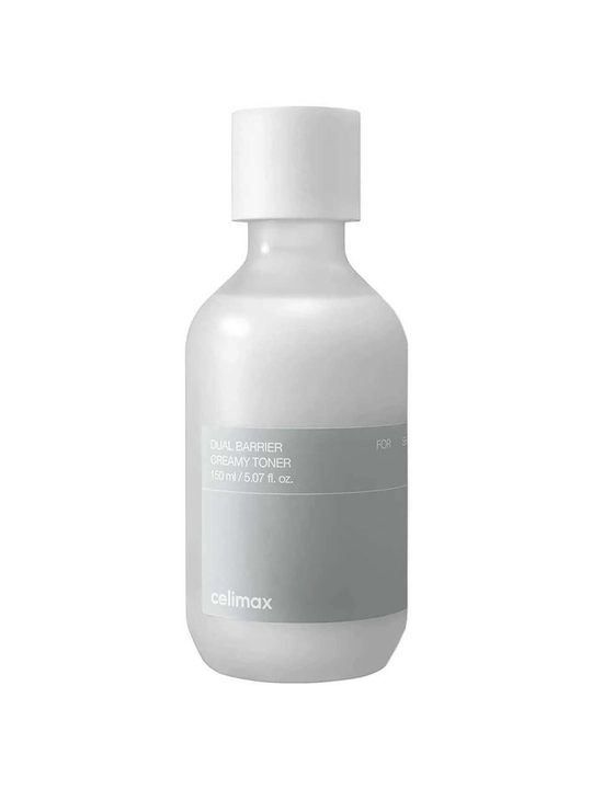 Terini tiklash uchun kremli toner Celimax Dual Barrier Creamy Toner, 150 ml - 