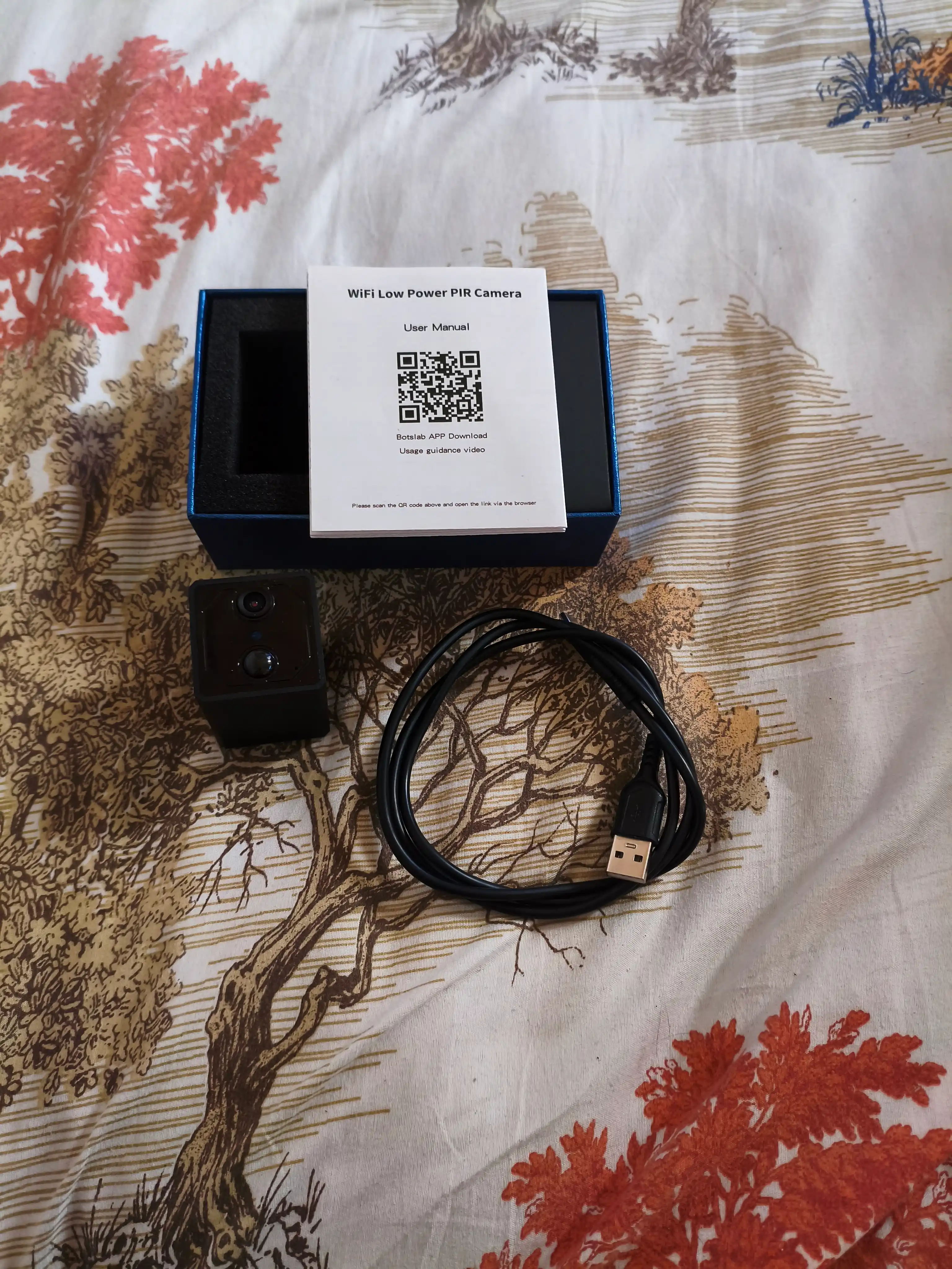 Wifi mini kamera aqlli CCTV kamera batareya quvvati bilan ishlaydi