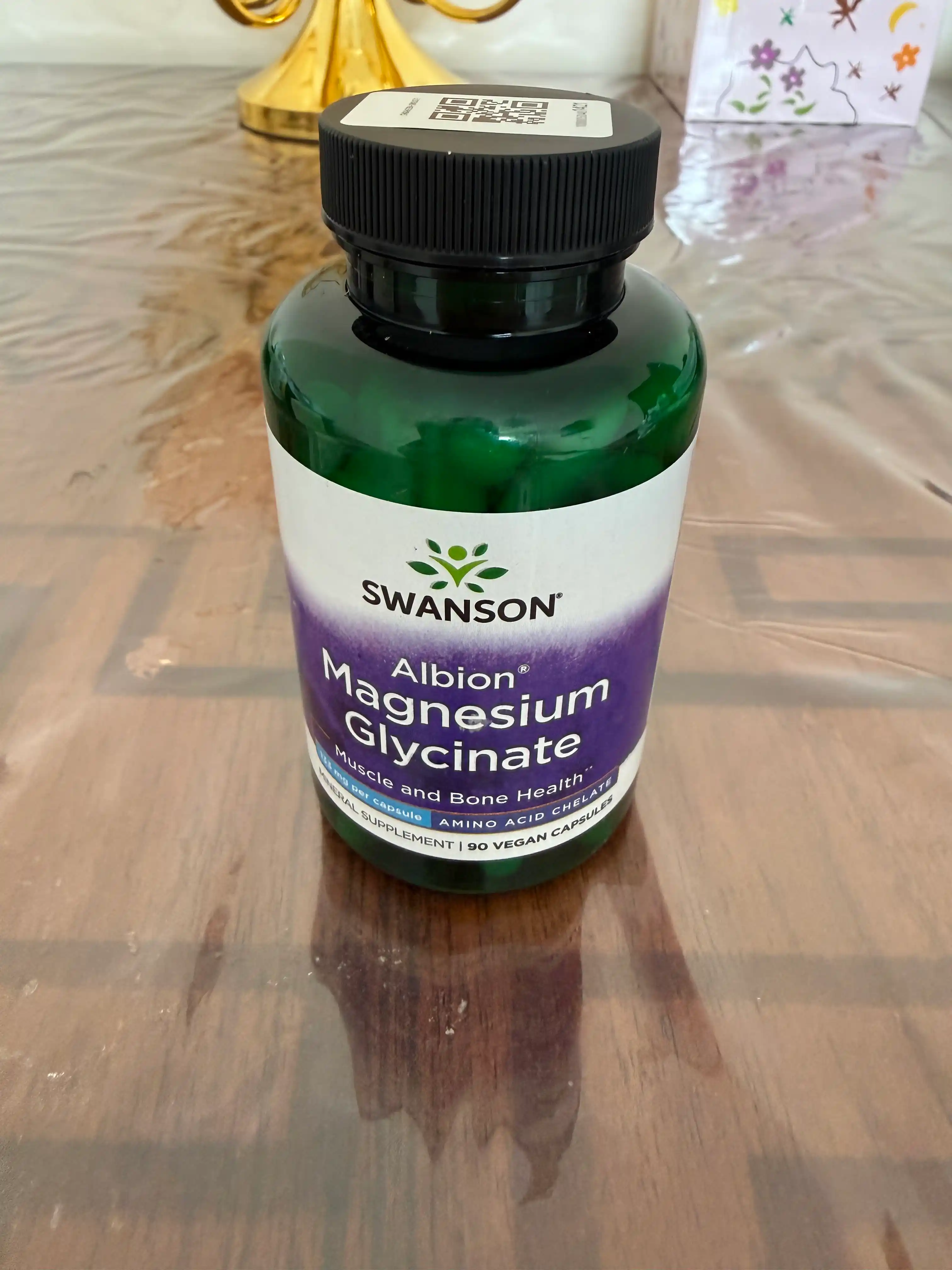 Swanson Magniy Glitsinat (Albion), 90 kapsula