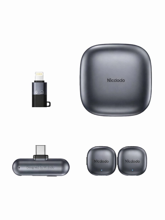 Simsiz Mikrofon Mcdodo MP-545  USB-C va Lightning, Vlog va Podcast uchun