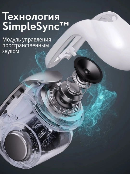 Bluetooth-наушники Bose Ultra Open ANC, 48ч, IPX5