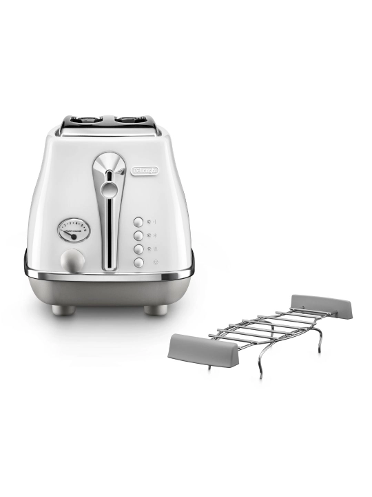 Тостер De'Longhi CTOC2103.W Icona Capitals, 900 Вт, 2 слота